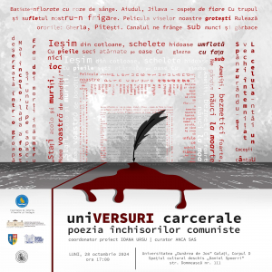 Expoziție și conferință dedicate poeziei închisorilor comuniste