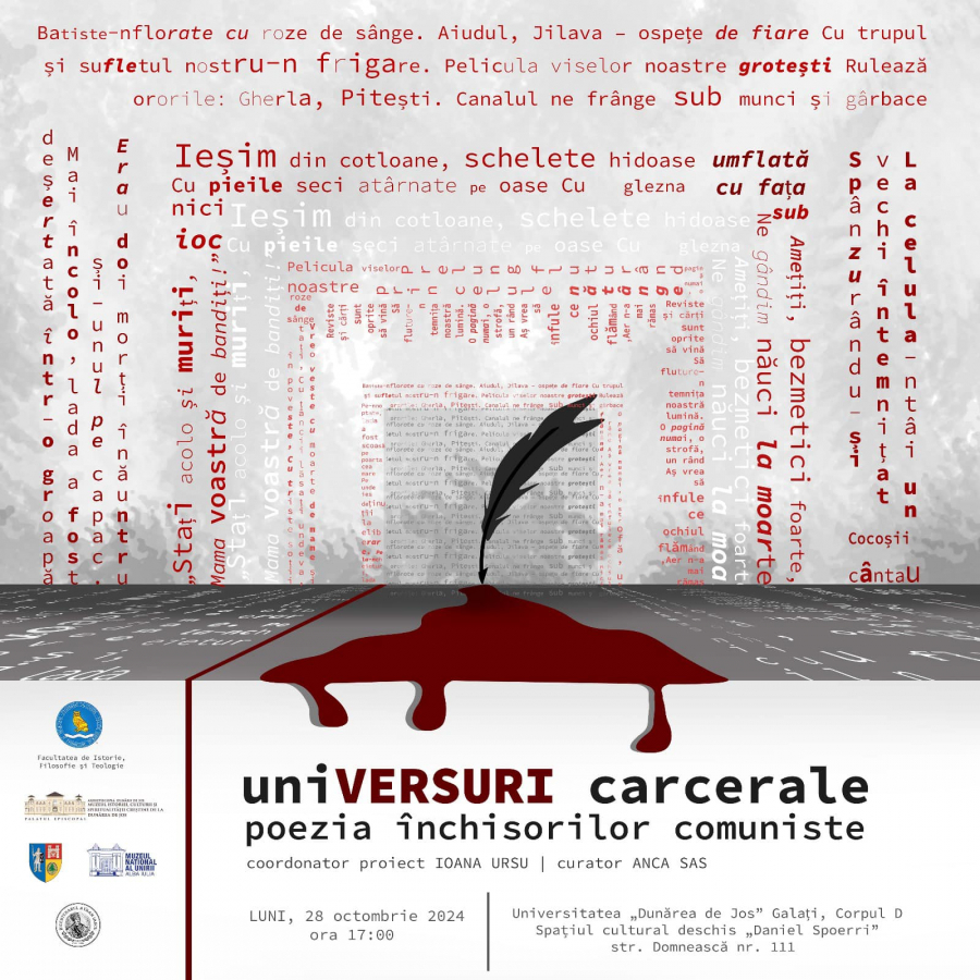 Expoziție și conferință dedicate poeziei închisorilor comuniste