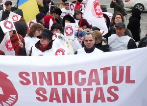 Încep PROTESTELE sindicaliştilor SANITAS