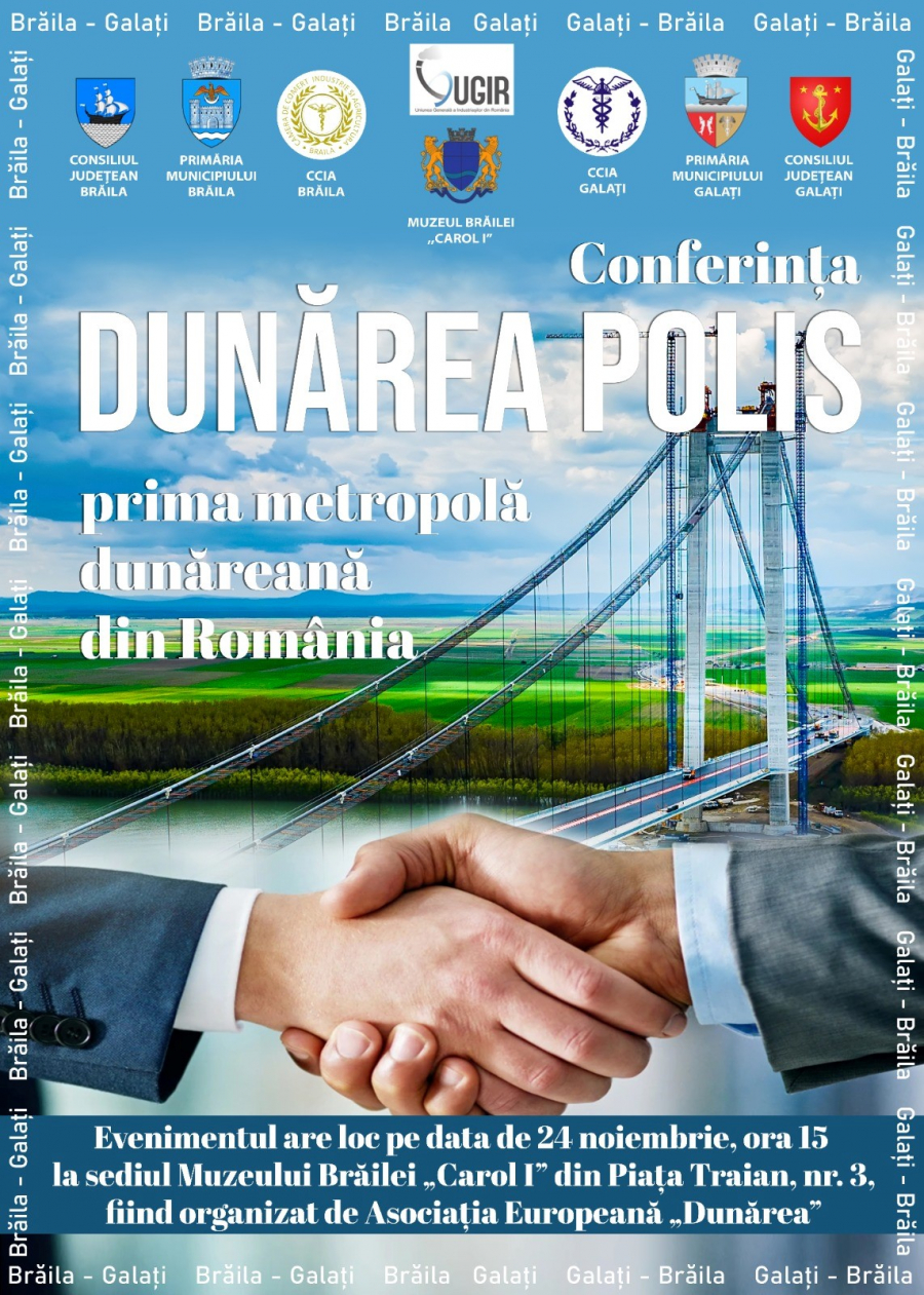 Conferinţă despre prima viitoare metropolă dunăreană - Dunărea Polis
