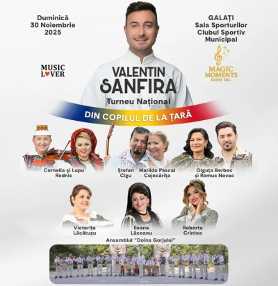 Voce autentică a folclorului gorjean, pe scena gălăţeană