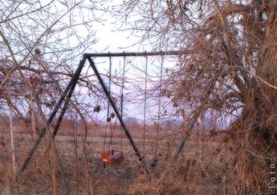 Leagăne din tablă, la Grădiniţa 30 