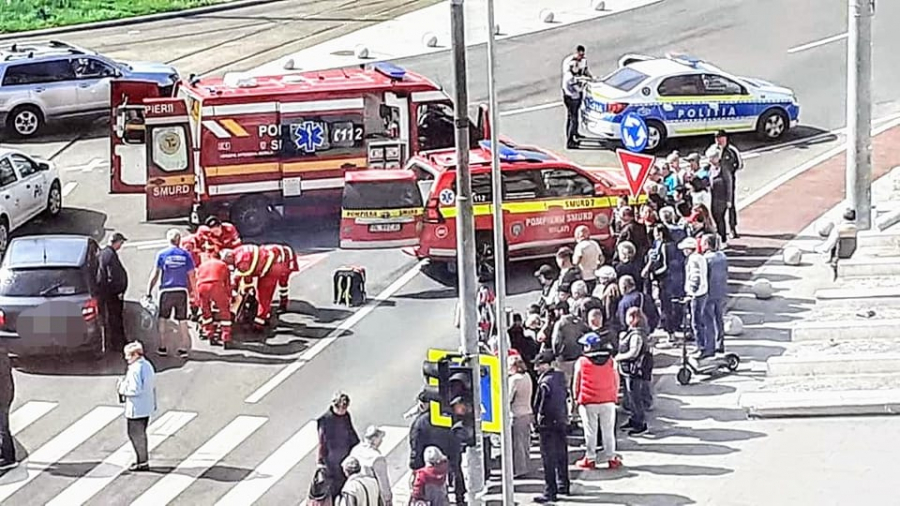 Accident la General. O femeie a fost lovită pe trecere