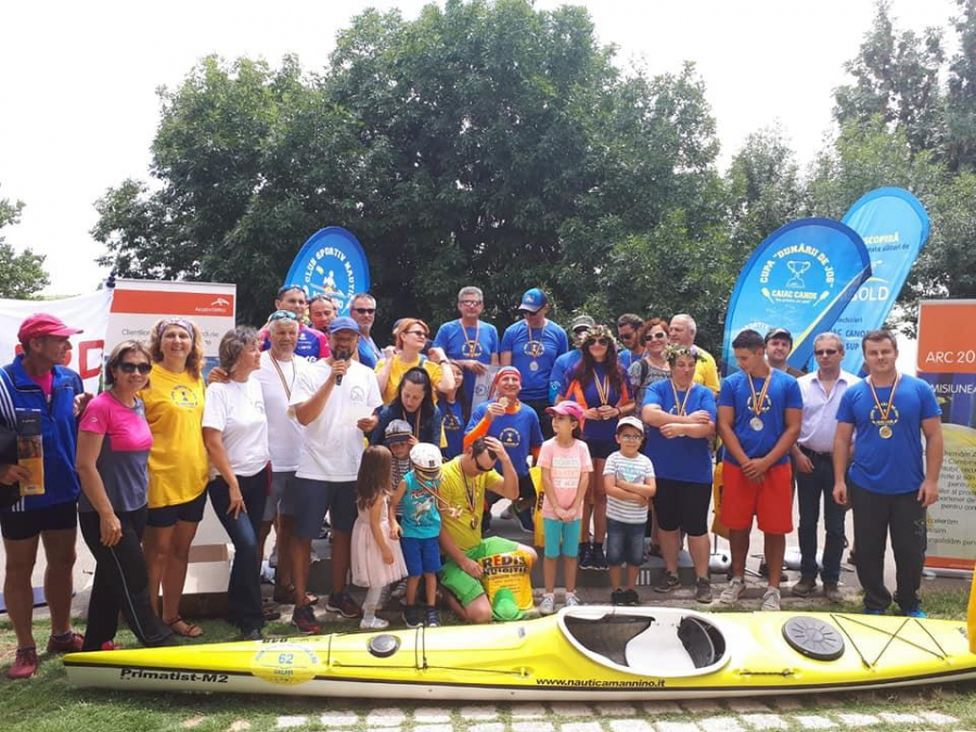 Cupa Dunării de Jos la caiac-canoe a rămas la Galaţi