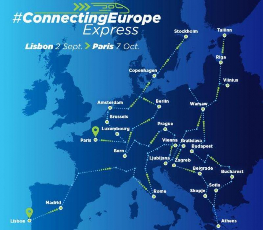 Trenul „Connecting Europe Express” va ajunge și în România