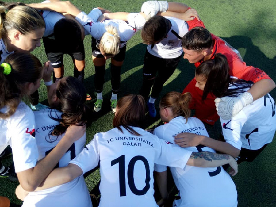 Meci tare în Liga I de fotbal feminin, FC Universitatea contra campioanei