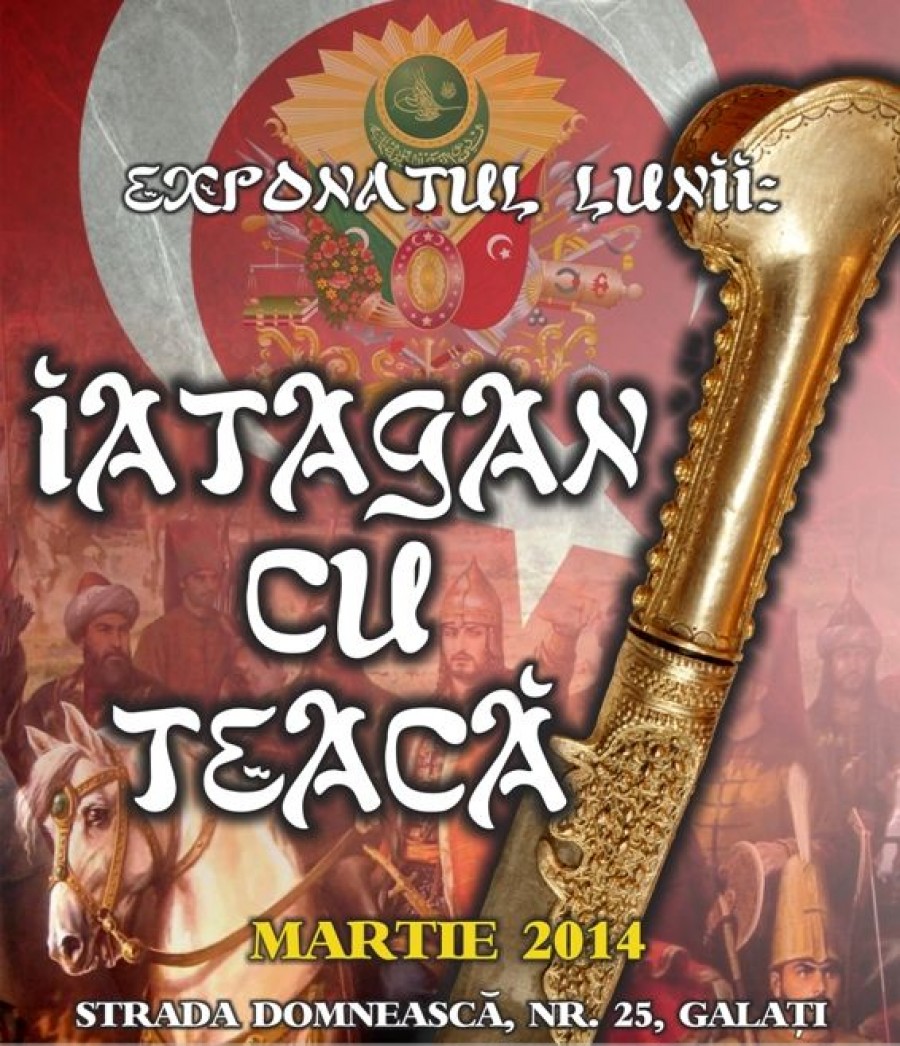 Exponatul lunii martie, la Muzeul de Istorie: „Iatagan cu teacă” de la 1800