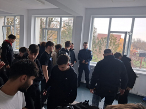 Jandarmii, lecție de prevenire la Liceul Sportiv