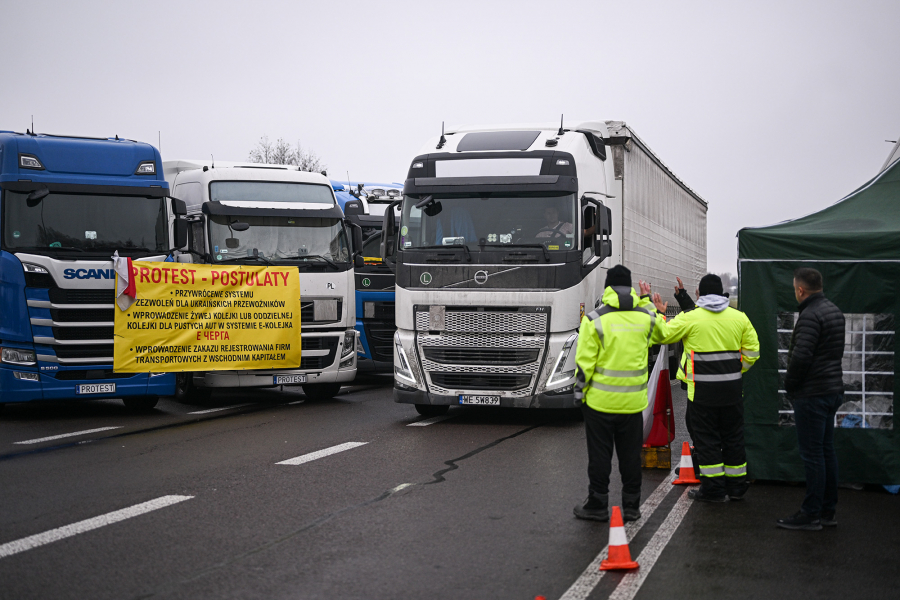 Noi blocaje la frontiera dintre Polonia și Ucraina