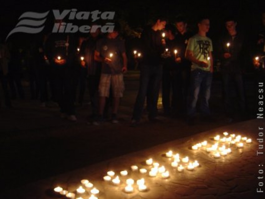 Comemorarea victimelor luptei anticomuniste de la Chişinău