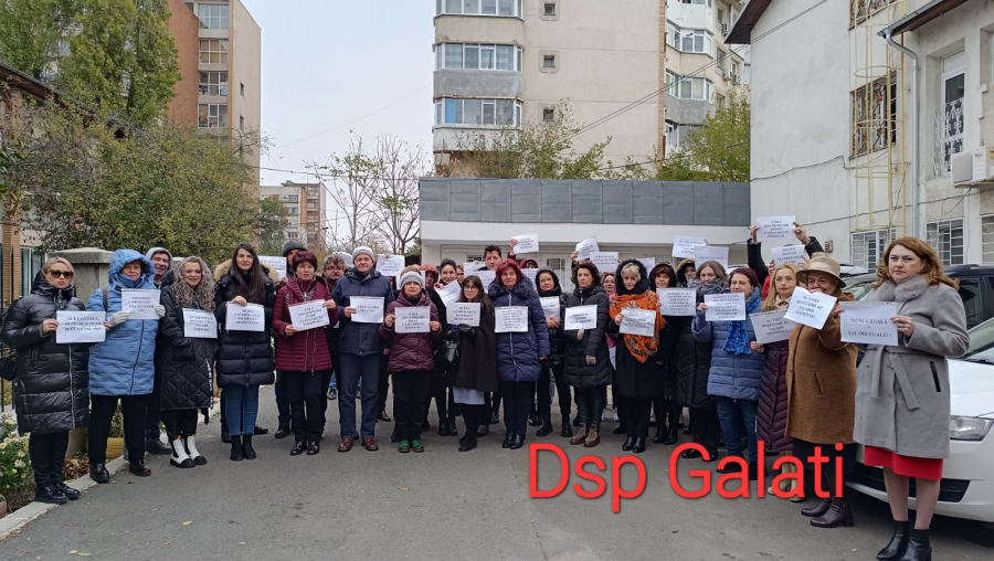 Angajații DSP, consecvenți în a-și cere drepturile