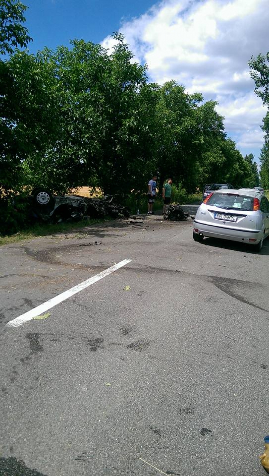 ACCIDENT TERIBIL pe DN 24 D. Un bărbat şi-a pierdut viaţa, o femeie a ajuns la spital