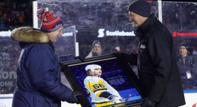 Guy Lafleur (stânga), Mario Lemieux (dreapta) Foto: Olivier Samson Arcand / Getty