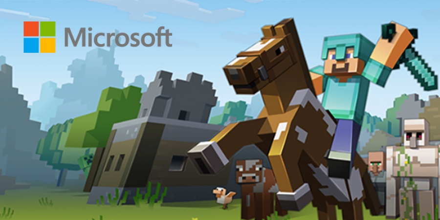 Jocul Minecraft, folosit de Microsoft pentru a-i învăţa pe copii programare