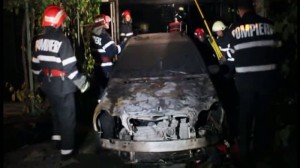 Răzbunare incendiară într-o parcare de pe strada Milcov