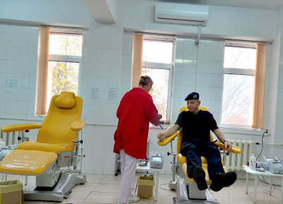 Jandarmii gălățeni au donat sânge pentru a salva vieți