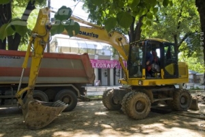 Excavatorul, spectator de ocazie la Festivalul „Leonard”