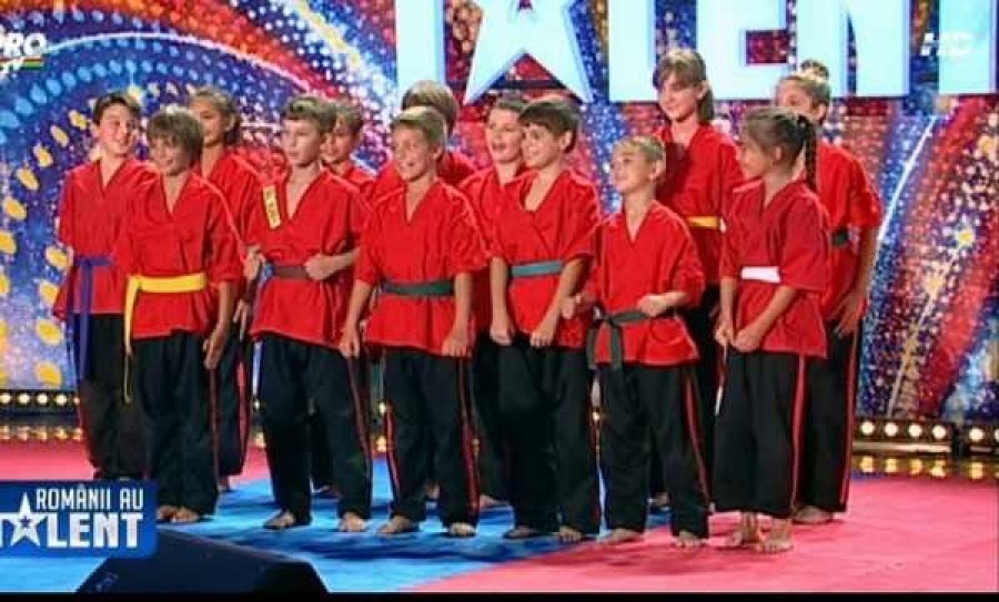 Samuraii din Trupa Akikai Junior Tecuci s-au calificat în semifinala „Românii au Talent”