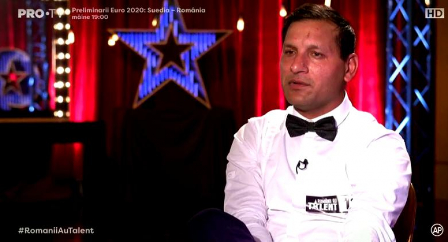 Isterie pe scena Pro Tv. Un gălăţean este plăcerea vinovată a lui Mihai Petre la Românii au talent (VIDEO)