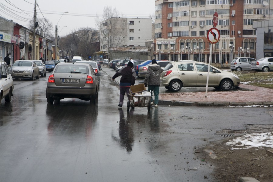 Prima zăpadă. Noroc că s-a topit singură!