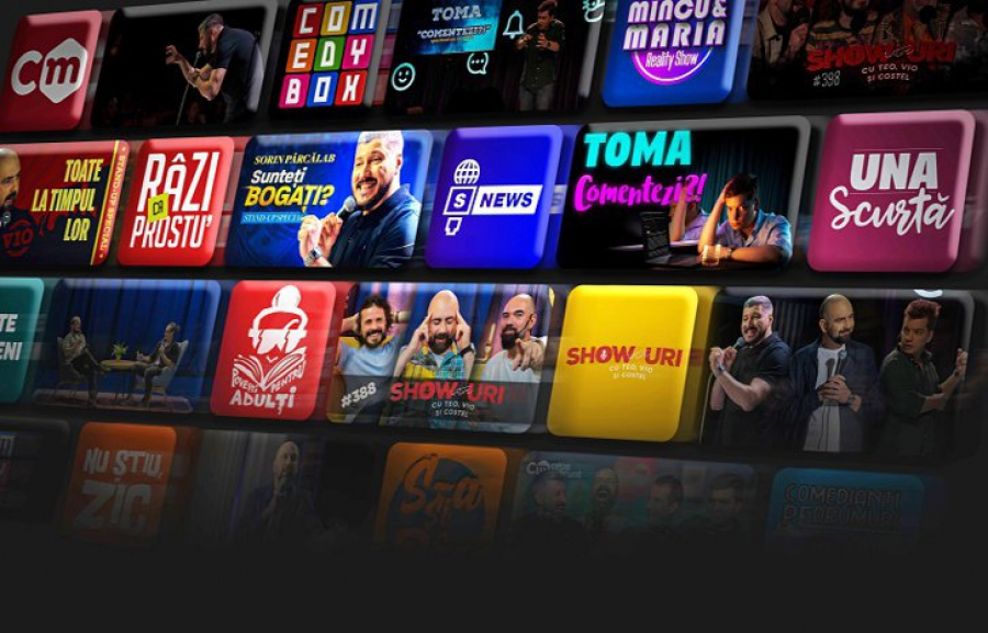 ComedyBox, prima platformă românească de streaming