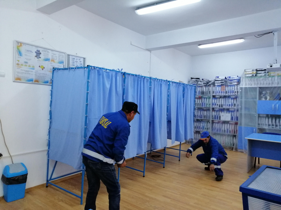 Secţiile de votare, la măsurătoare