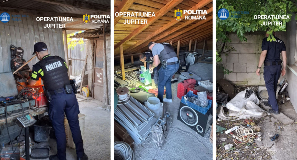 Percheziții domiciliare în Galați și Brăila, într-un dosar de furt calificat. Operaţiunea „JUPITER”
