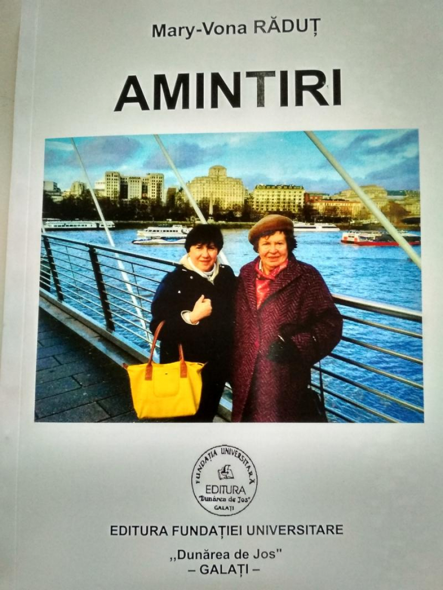 „Amintiri”, a patra carte, publicată la 94 de ani, de profesoara Mary-Vona Răduț