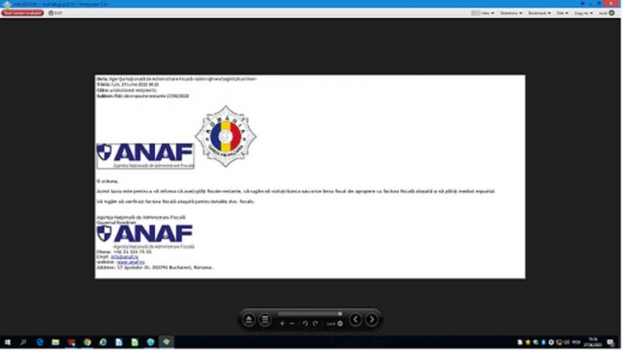 E-mailuri false în numele ANAF