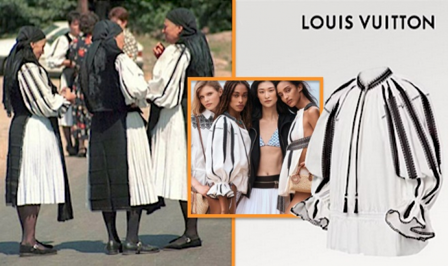 Sibienii din Mărginime, indignați foc: „Ie, Louis Vuitton!”