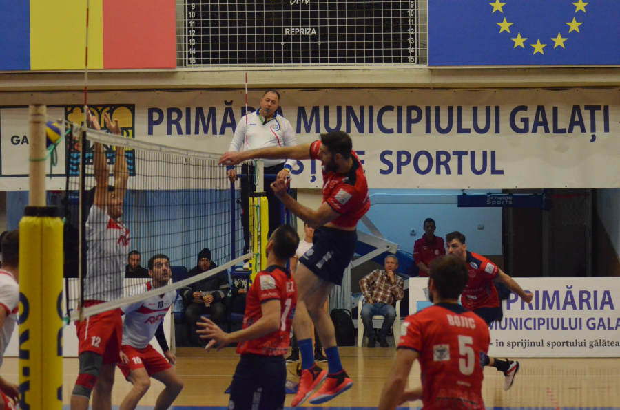 VOLEI. CSM Arcada, amical pe teren propriu