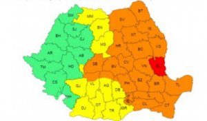 Alertă maximă! Cod roșu de ploi torențiale și vijelii în județul Galați
