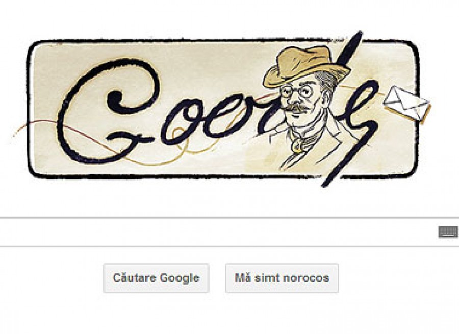 Google îl omagiază pe I.L. Caragiale, la 160 de ani de la naşterea scriitorului român