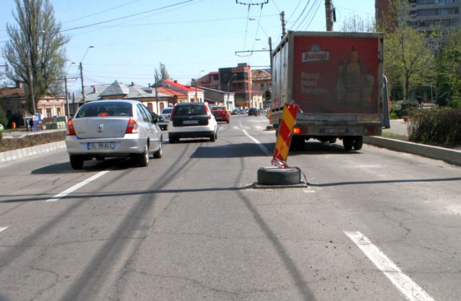 Borduriada, faza pe Galaţi: Haos şi nervi până la modernizarea străzii Brăilei