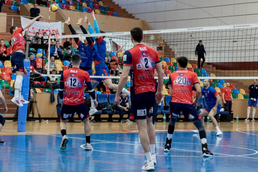 VOLEI. CSM Arcada, meci de 3-0