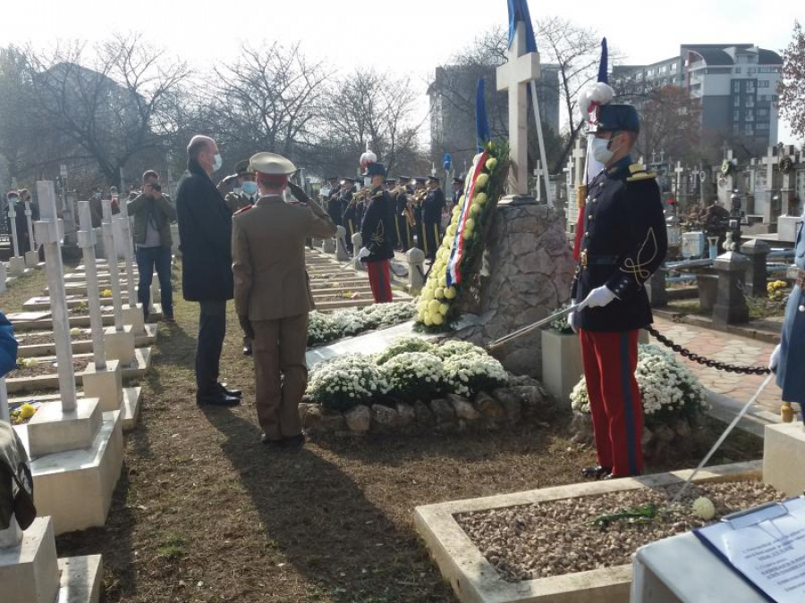 Ziua Armistiţiului, celebrată la Cimitirul „Eternitatea”, cu oaspeţi francezi