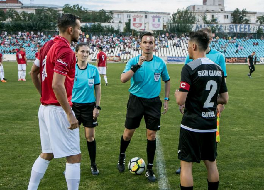 Sprijin de la FRF pe față! INCREDIBIL, meciul Oțelului cu o echipă din Buzău a fost arbitrat de o buzoiancă!