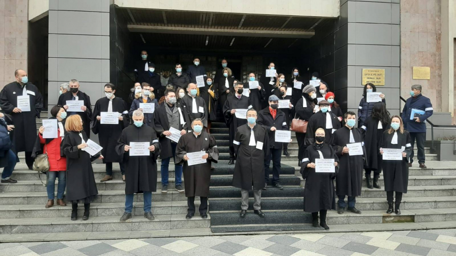 Protest al Baroului Galaţi