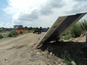 Lucrări blocate de jumătate de an: Parcarea de tiruri va ieşi din &quot;moarte clinică&quot;