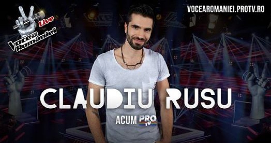 Gălăţeanul CLAUDIU RUSU a adus Crăciunul la "Vocea României"