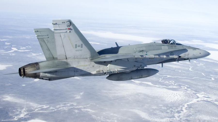 Avioane canadiene pentru poliţia aeriană NATO deasupra României
