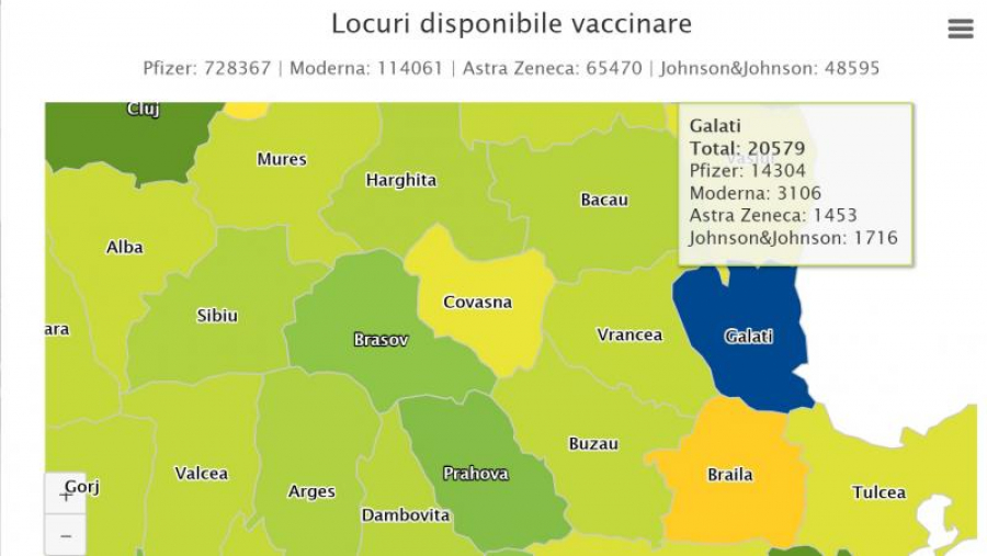 Galațiul devine depozit de vaccinuri anti-COVID