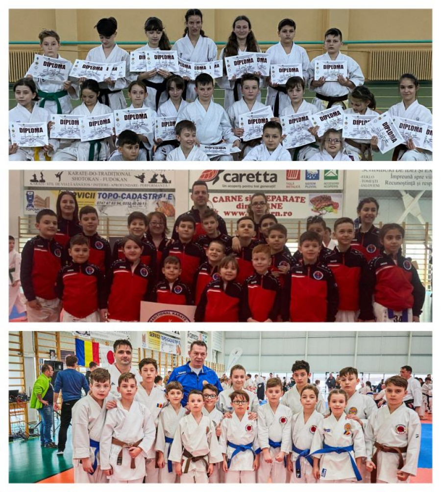 Karateka, pe podiumul ”zonalei” de la Iași. Copii gălățeni, calificați la Campionatul Național