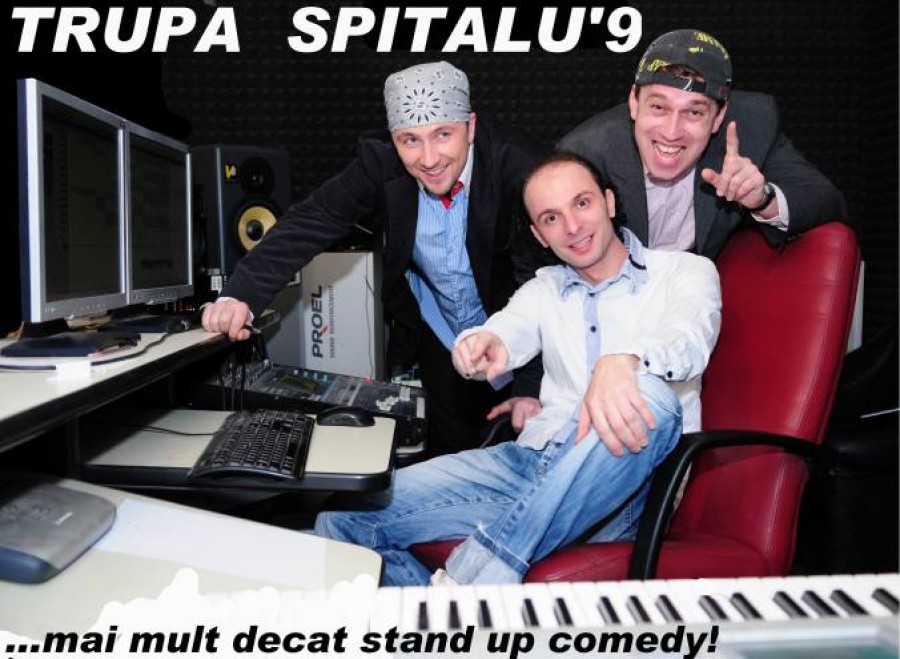 Spitalu’ 9 împarte doze de bună dispoziţie, astăzi, la Casa de Cultură din Galaţi