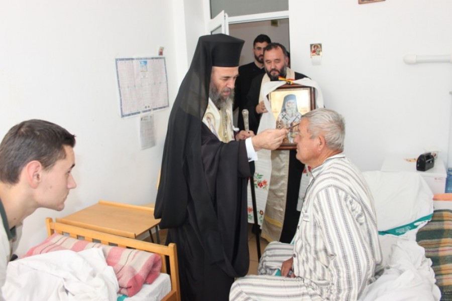 17 octombrie, Trecerea Moaştelor Sfântului Apostol Andrei, la Galaţi / Apostolul, la căpătâiul bolnavilor din Spital