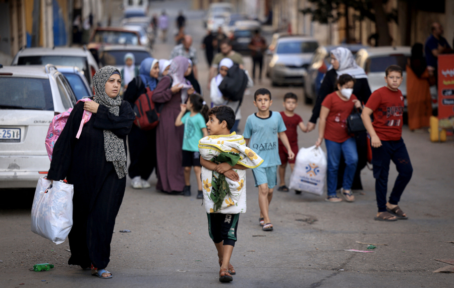 Ordin de relocare pentru 1,1 milioane de civili din Fâșia Gaza