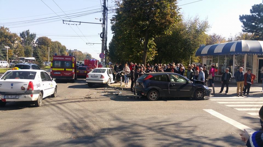 ACCIDENT RUTIER în Ţiglina. Două persoane, rănite dintr-o neacordare de prioritate