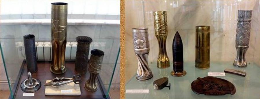 PRIMA EXPOZIȚIE Trench Art din România, de mâine, la Muzeul Istoriei, Culturii şi Spiritualităţii din Galați