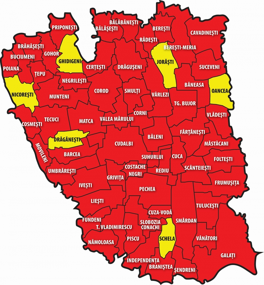 VICTORIE ISTORICĂ a PSD în municipiul Galaţi | HARTA politică a judeţului, după parlamentare