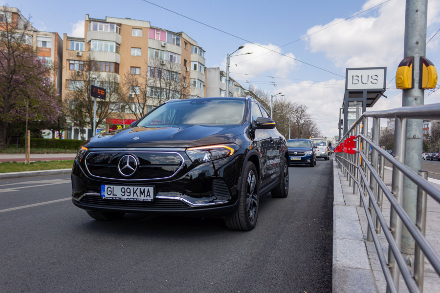 EQA de la Mercedes-EQ, maşina electrică a viitorului, astăzi şi la Galaţi (FOTO)